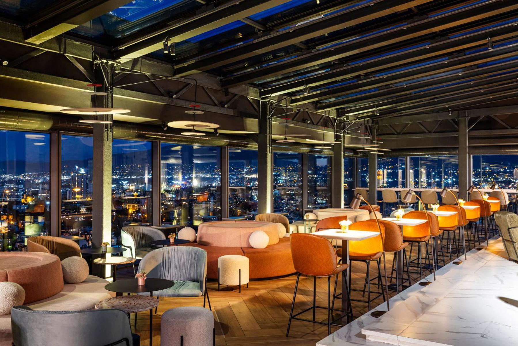 Grand Hotel Millennium صوفيا المظهر الخارجي الصورة Sky Bar